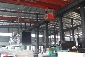 發(fā)往新疆的柴油發(fā)電機組近日裝車1